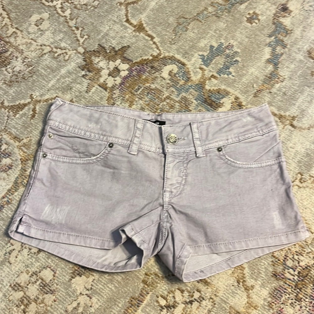 Express lavender shorts.